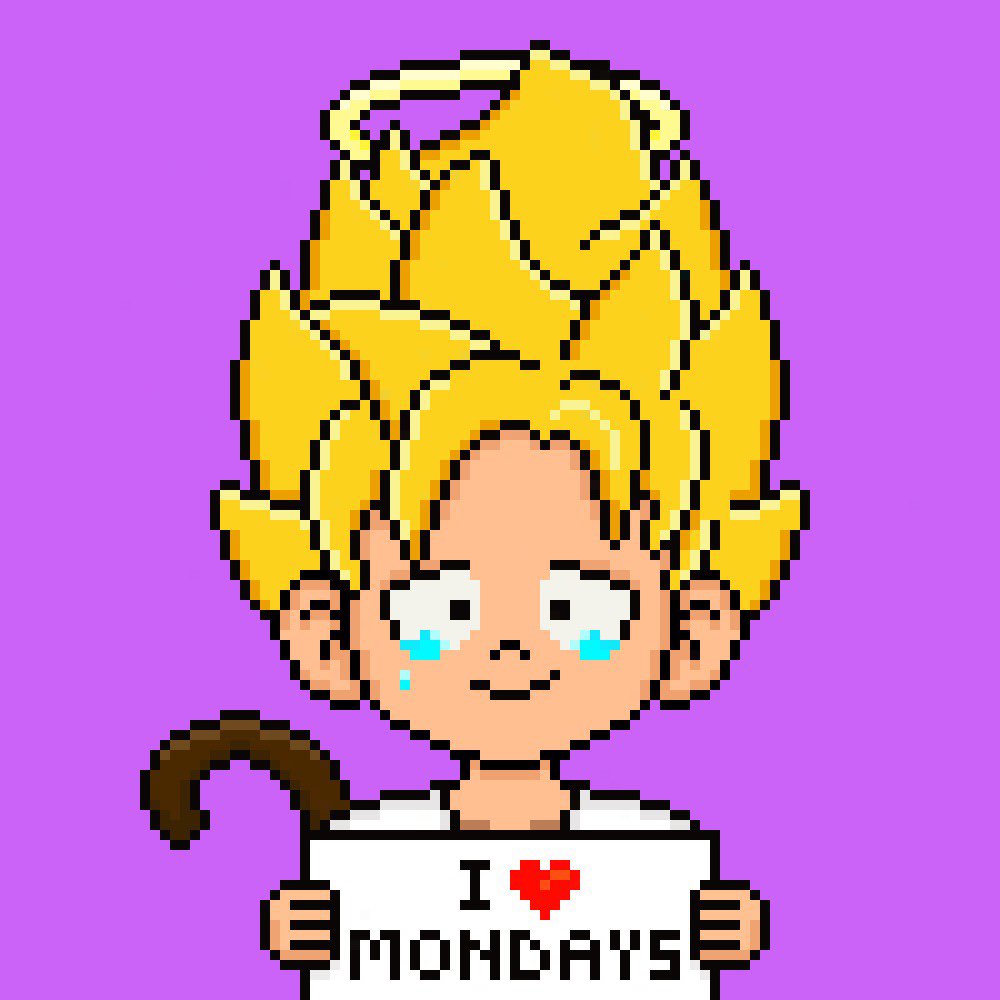 GM Fam, Goku is happy because is Monday, the new Week is ready🔥👌

He Love Mondays and You 😋?