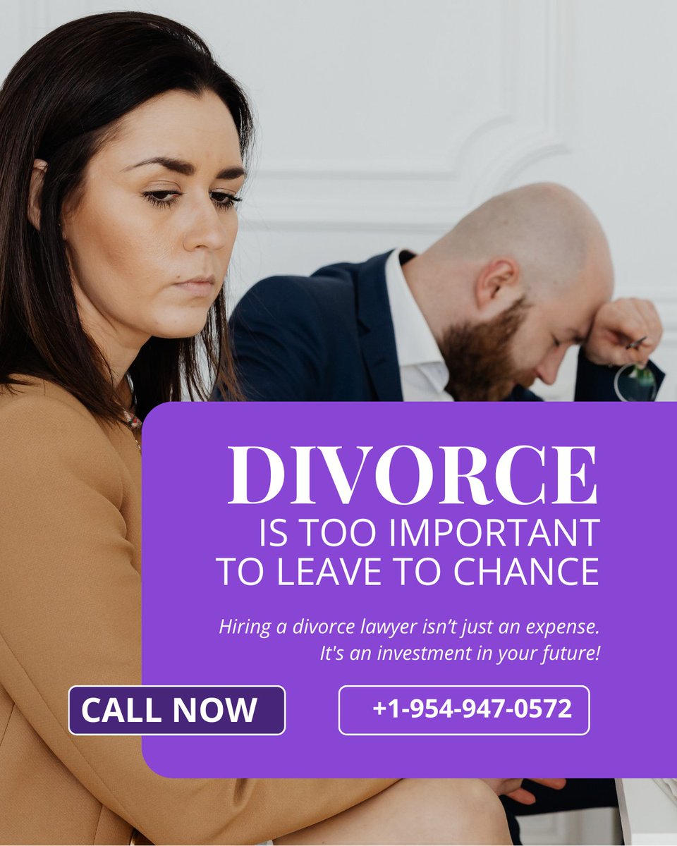 Many people consider handling their divorce alone to save money. But in reality, one small mistake can end up costing far more in the long run. Hiring an experienced attorney can make a real difference.

Protect your rights, your finances, and your future.
📞 +1-954-947-0572
