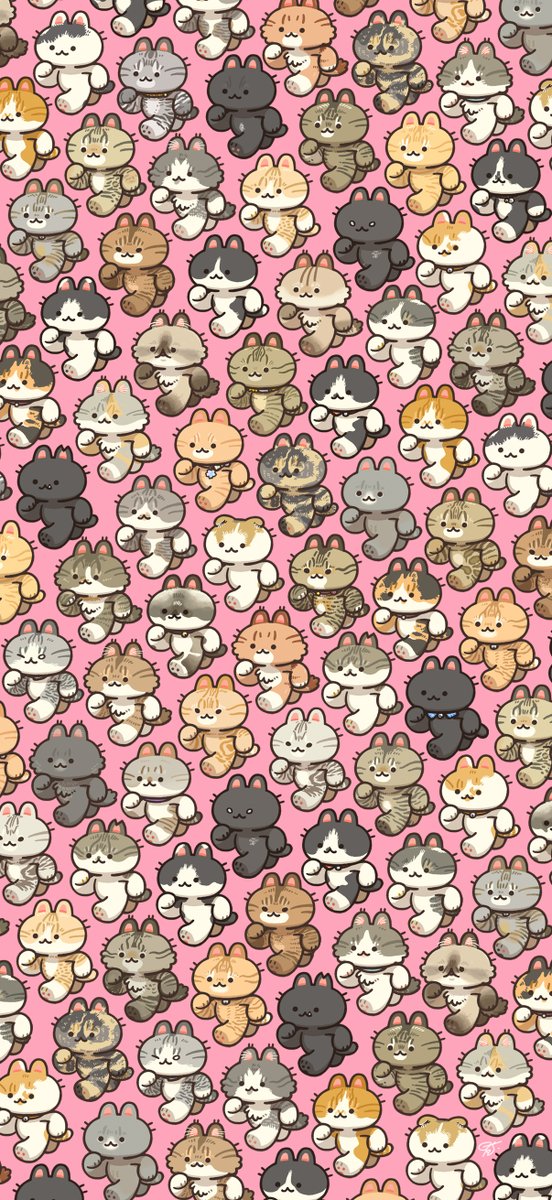 995Tabularasa's tweet photo. お待たせしましたーー！！ずんどこ猫ちゃん化企画完成しましたー！！🐈🐈‍⬛💨💨✨
まずは待ち受けを✨
４色ご用意したのでお好きにお楽しみください♪
後程個別にリプにてイラストをお送りします☺️
※SNSのアイコンやヘッダーへのご使用はご遠慮ください。🙇 https://t.co/4BgQkdNBUk
