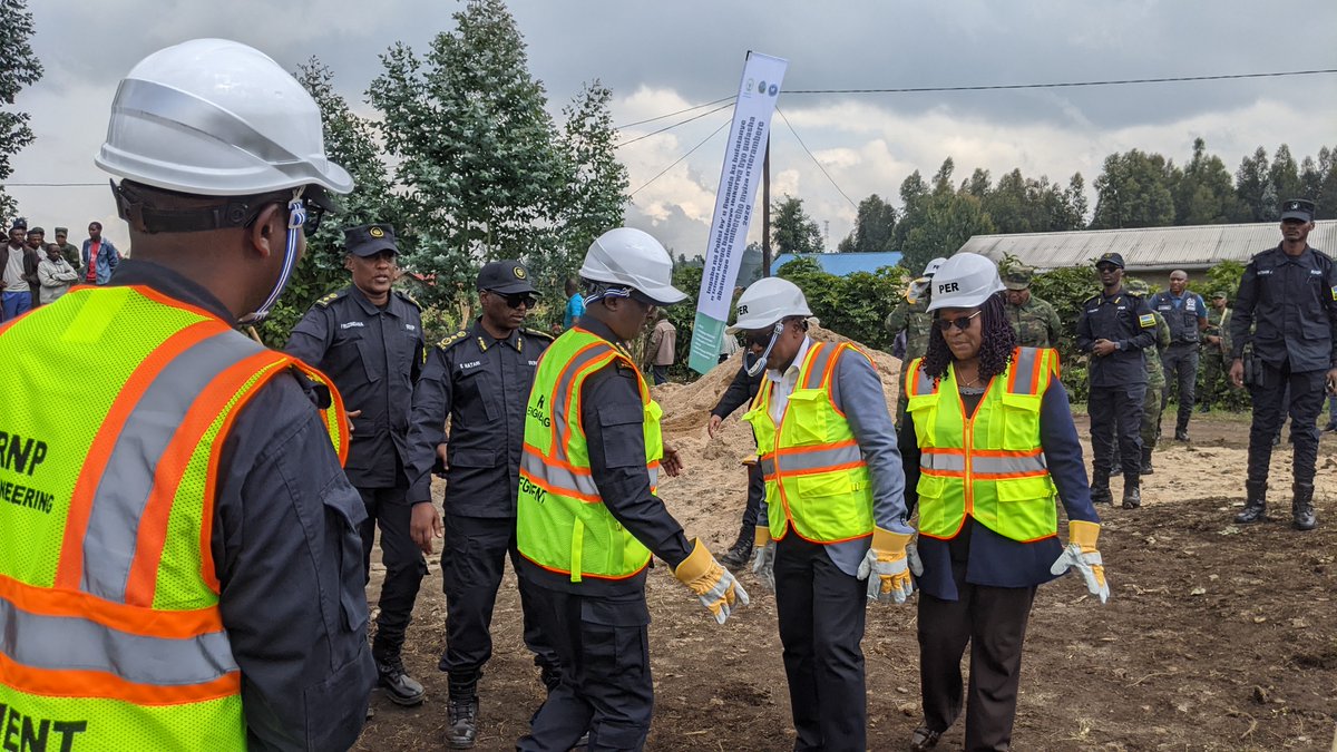 PHOTOS: Inspector General of Police (IGP) Felix Namuhoranye on Monday, March 9, presided over the launch of the construction of 30 houses for vulnerable households in Bigogwe Sector, Nyabihu District.

The initiative is part of the Community Outreach Program, implemented through