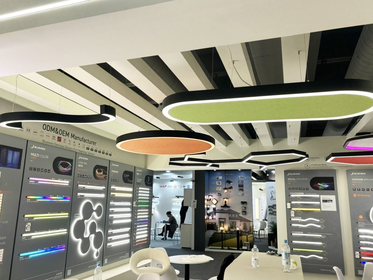 BlueviewLed's tweet photo. Light + Building 2026 – Day 2 
 Welcome to visit Blueview at Booth 10.1 B35 to explore our latest commercial lighting solutions.  

Booth: 10.1 B35 
Date: 8–13 March, 2026  
Venue: Messe Frankfurt Exhibition Center 

We look forward to meeting you at our booth!  #Linearlights https://t.co/8pMMImBT6k