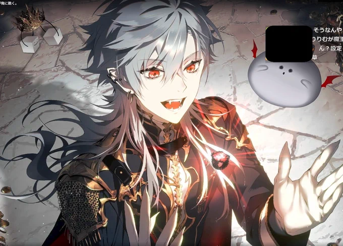 ていうか昔「魔界で護衛任務がある時がある」って話してたけど、まさかの今回のゲームでその時の衣装っぽいデザインが発覚したの熱すぎる 元配信: