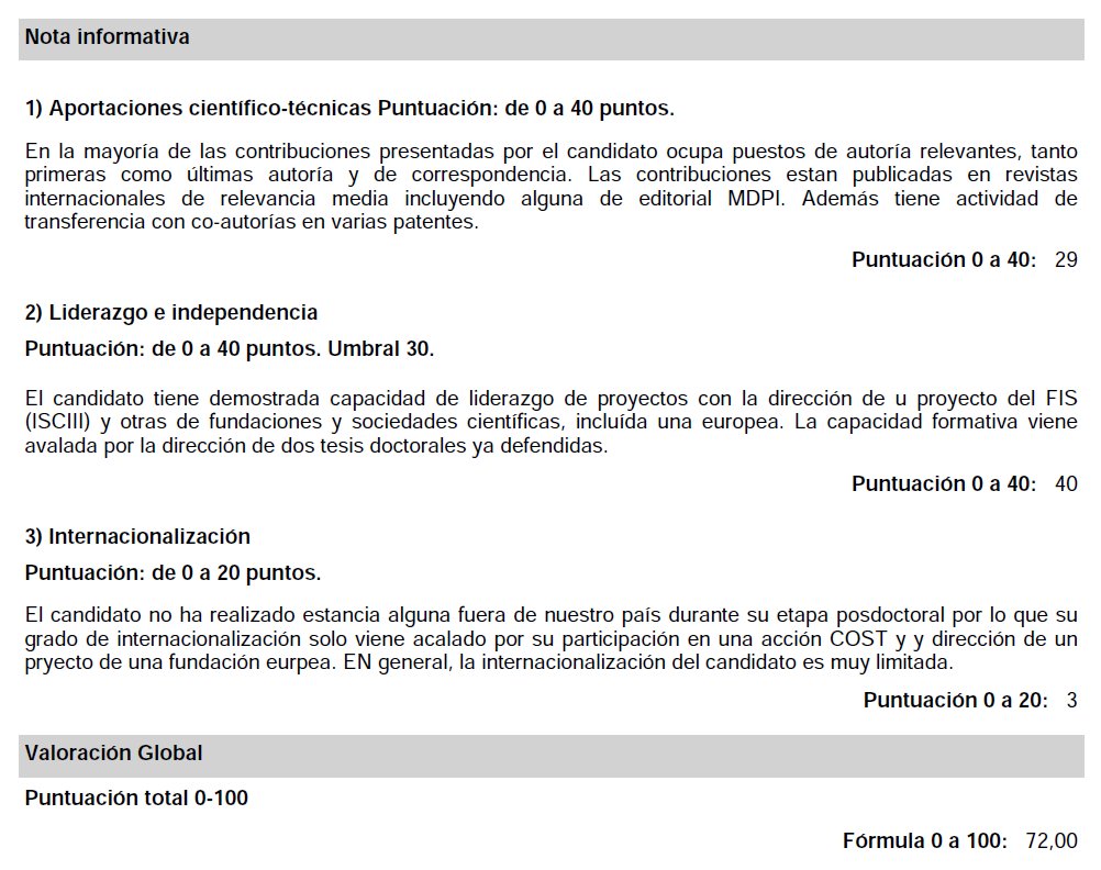 Para los que me lo pedisteis, aquí está la evaluación de mi R3 de la <a href="/AgEInves/">Agencia Estatal de Investigación</a>. Voy a atacar esta evaluación en los puntos 1 y 3 por varios motivos que expongo a continuación. ⬇️