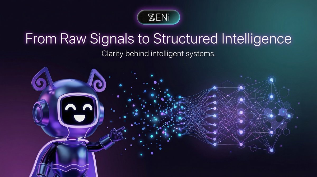 🧬 AI is advancing fast, yet one challenge remains.

Not the models.
It’s the information behind them.

When signals lack structure and context, intelligent systems struggle to produce meaningful outcomes.

ZENi brings clarity to those signals — transforming scattered activity