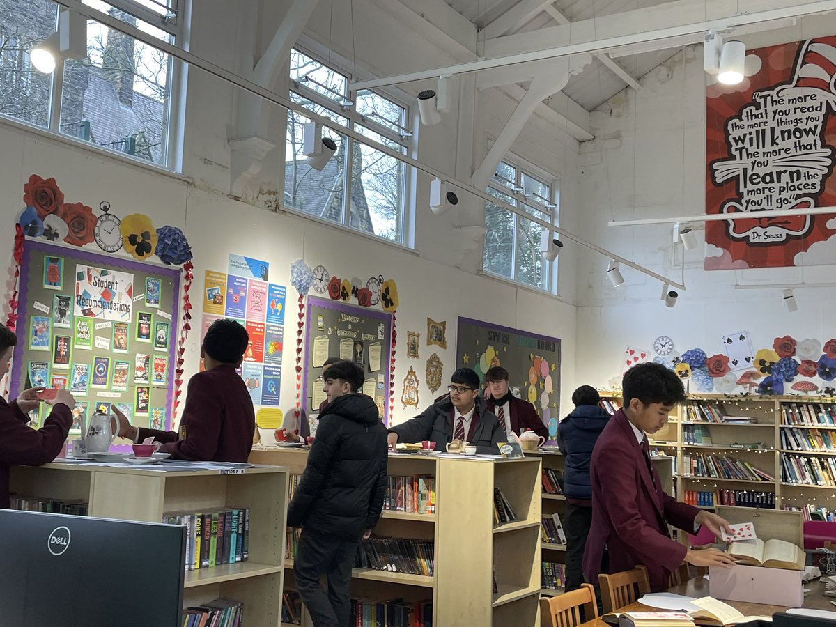 Library at St Cuthbert's High School tweet media