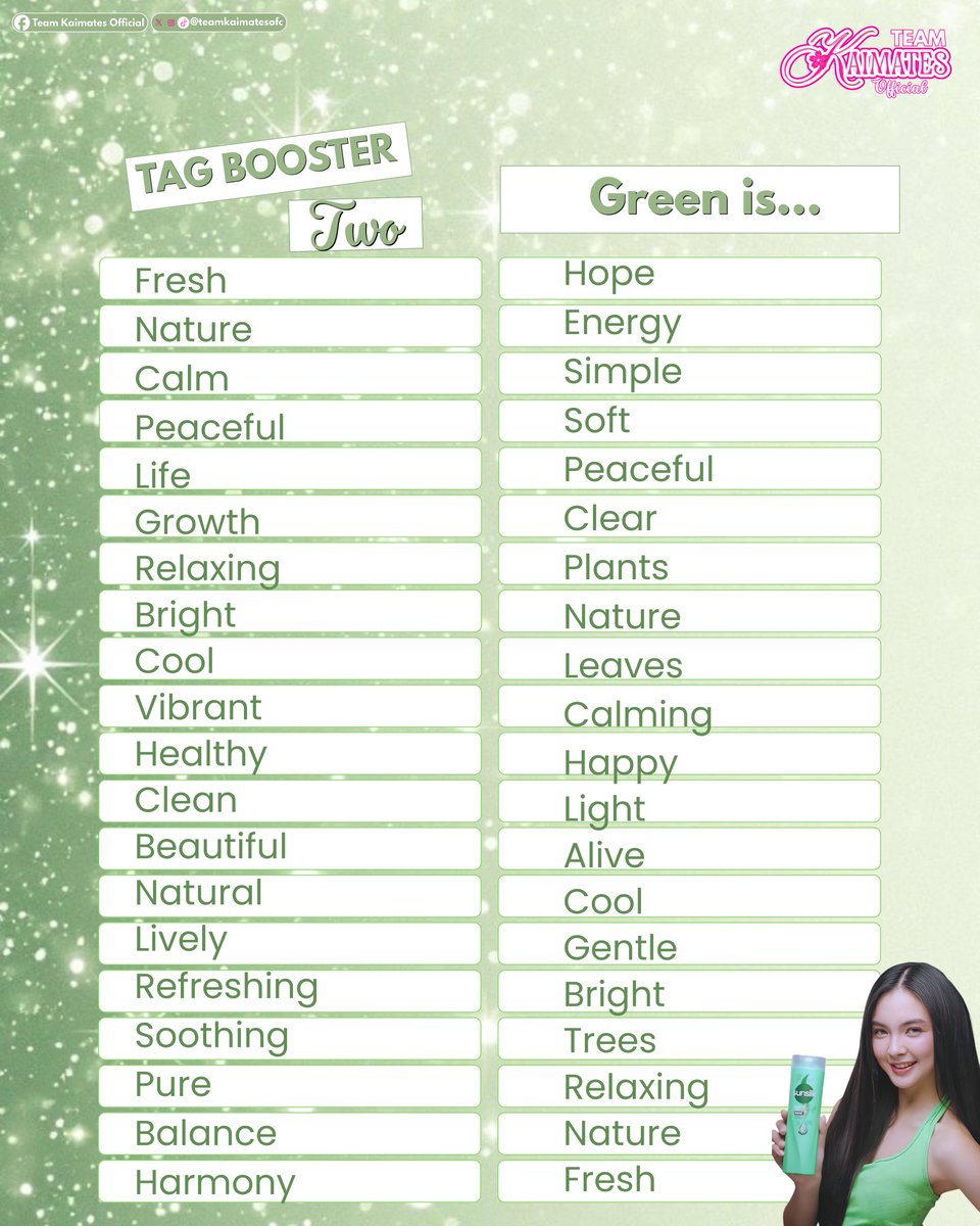 [𝗧𝗮𝗴 𝗕𝗼𝗼𝘀𝘁𝗲𝗿 𝗡𝘂𝗺𝗯𝗲𝗿 𝗧𝘄𝗼]

Goal: Five hundred replies

Goal achieved on the first one, just as we expected! Now, let’s move on to the next tag booster. Let’s reach that goal too, Kaimates!

HAIR GOALS WITH KAI
#KaishaSwaysWithSunsilk