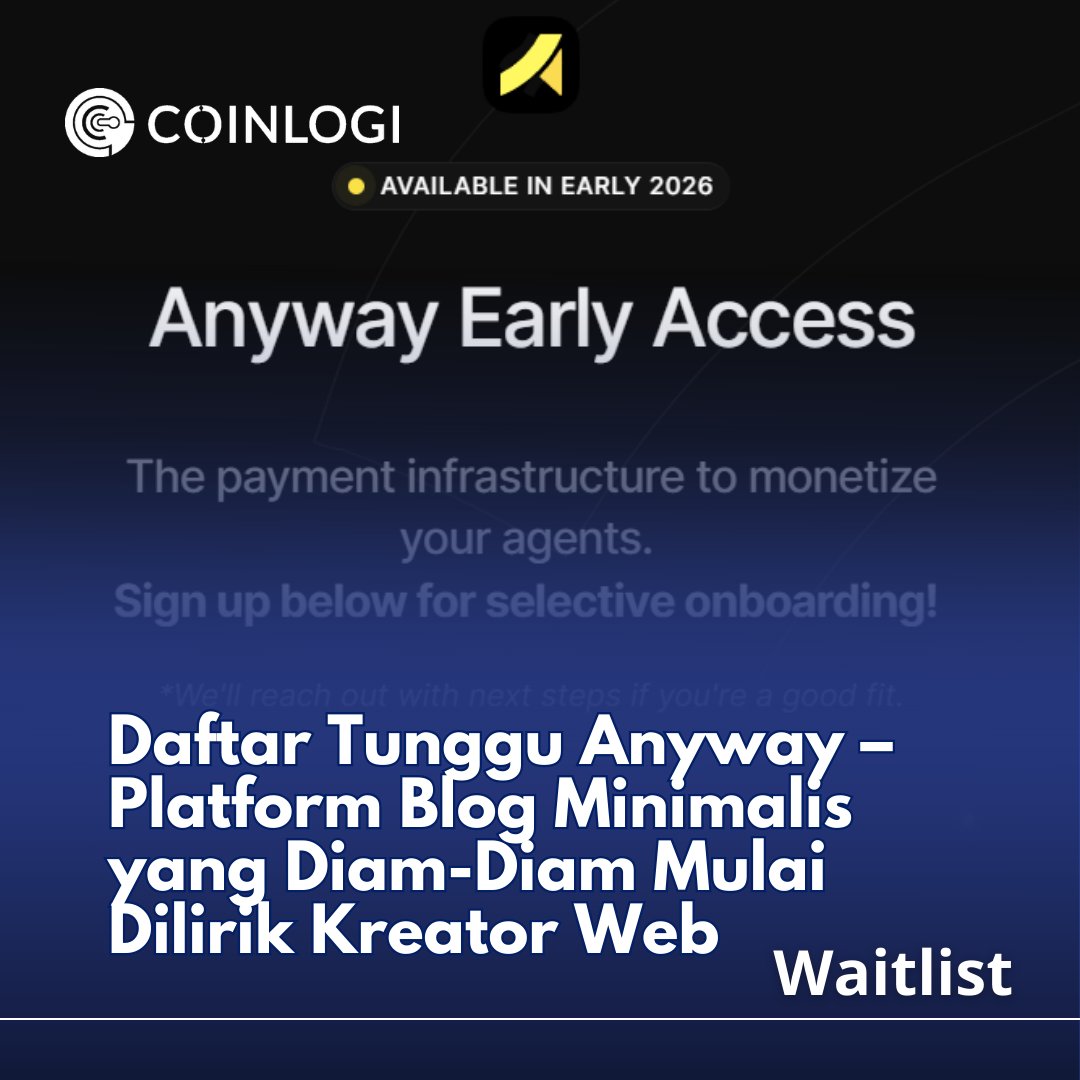 coinlogi's tweet photo. *Anyway dan Tren Platform Web Minimalis yang Sedang Naik. Beberapa tahun terakhir ada tren menarik di dunia web. Banyak kreator mulai meninggalkan platform blog yang terlalu kompleks, lalu beralih ke alat yang lebih minimalis, cepat, dan fokus pada konten. https://t.co/B6PMKqIO0c