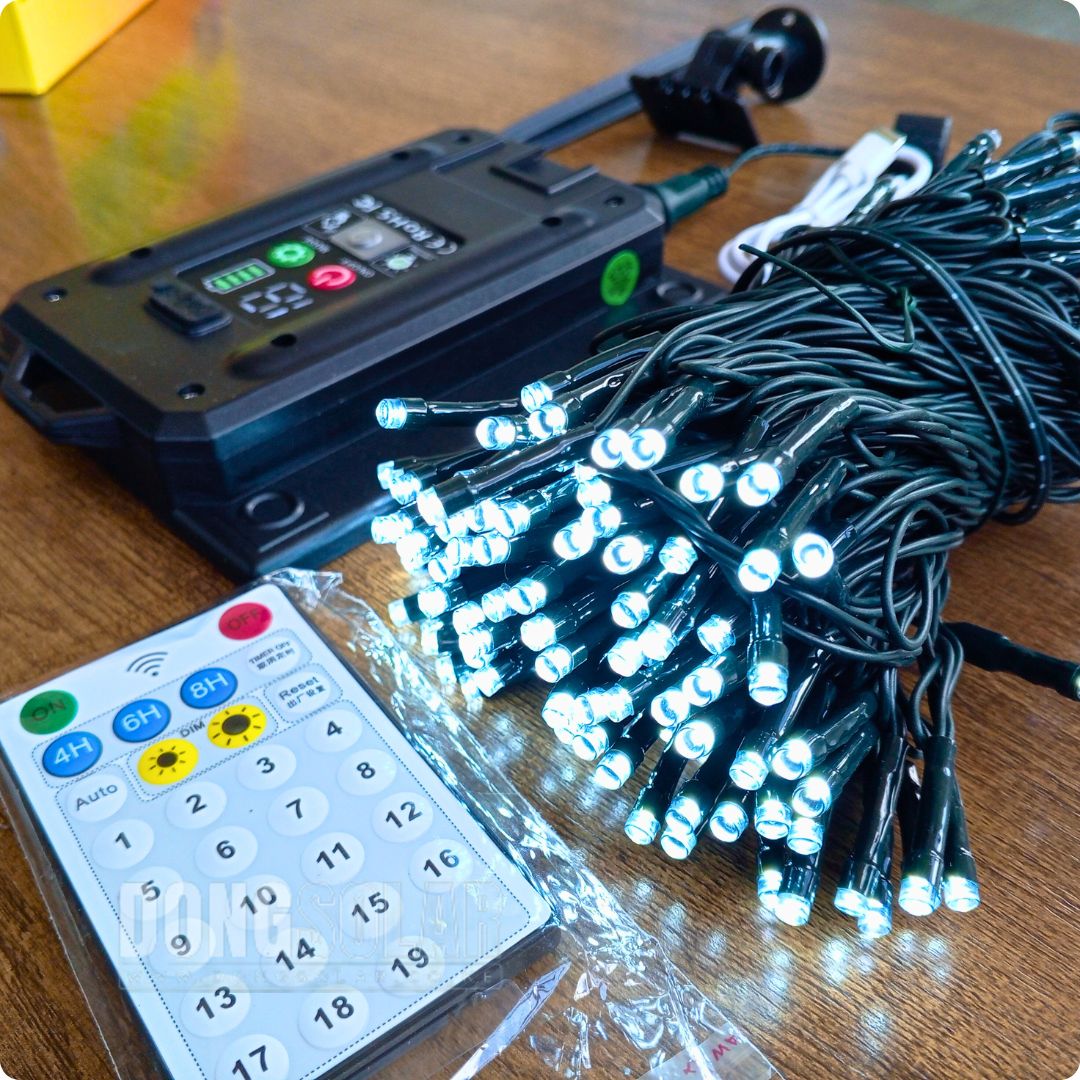 dong_solar's tweet image. ✨ Give your evenings a magical glow!

Solar Fairy String Light – 22m / 200 LEDs (Daylight White)
☀️ Solar + USB rechargeable
🎛️ 8 lighting modes + remote
🌙 Auto-on at night
💰 KSh 4,640
📞 0113 106 275
🔗 link.dongsolar.co.ke/FAIRY22M200LED…
#FairyLights #SolarLighting #OutdoorDecor