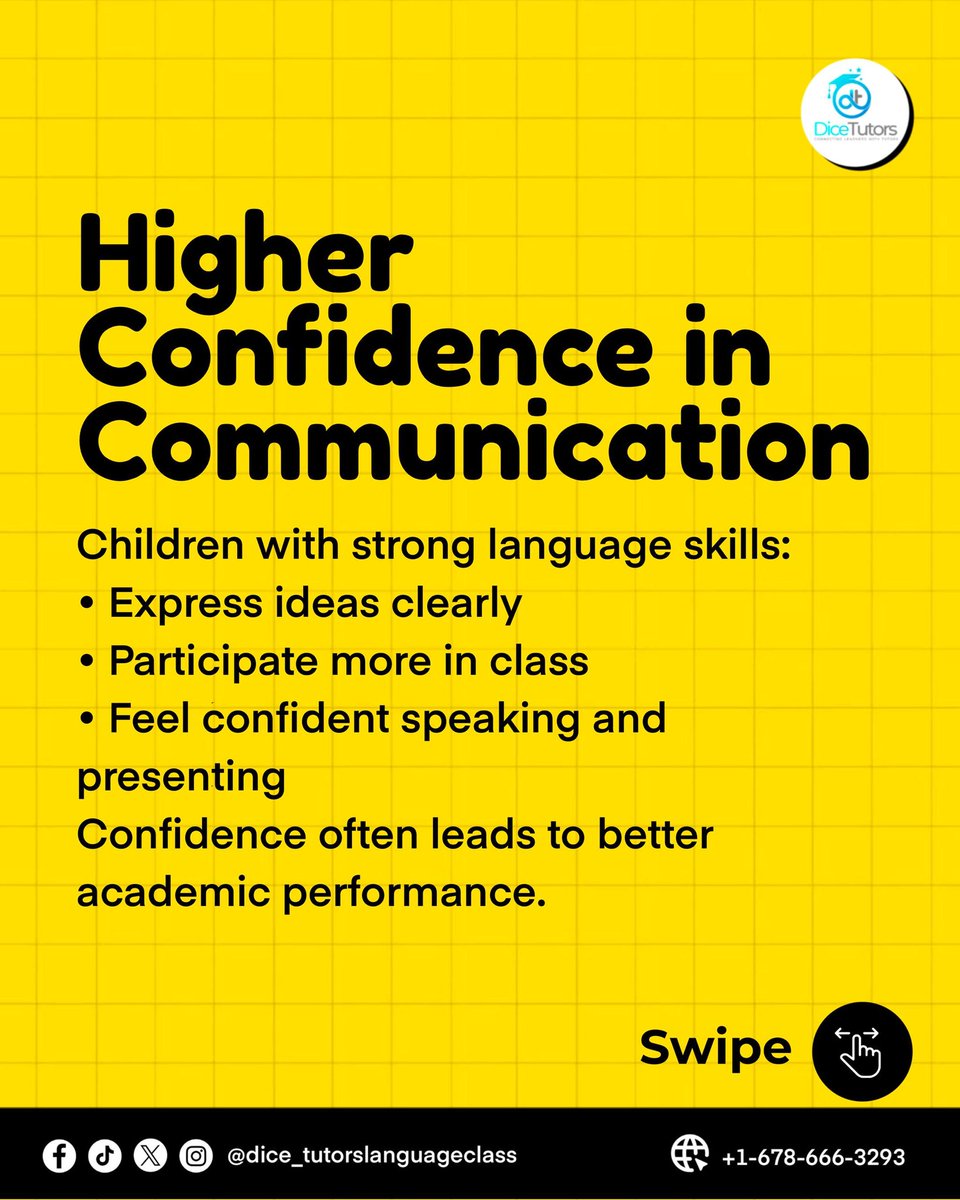 Dicetutors language class tweet media