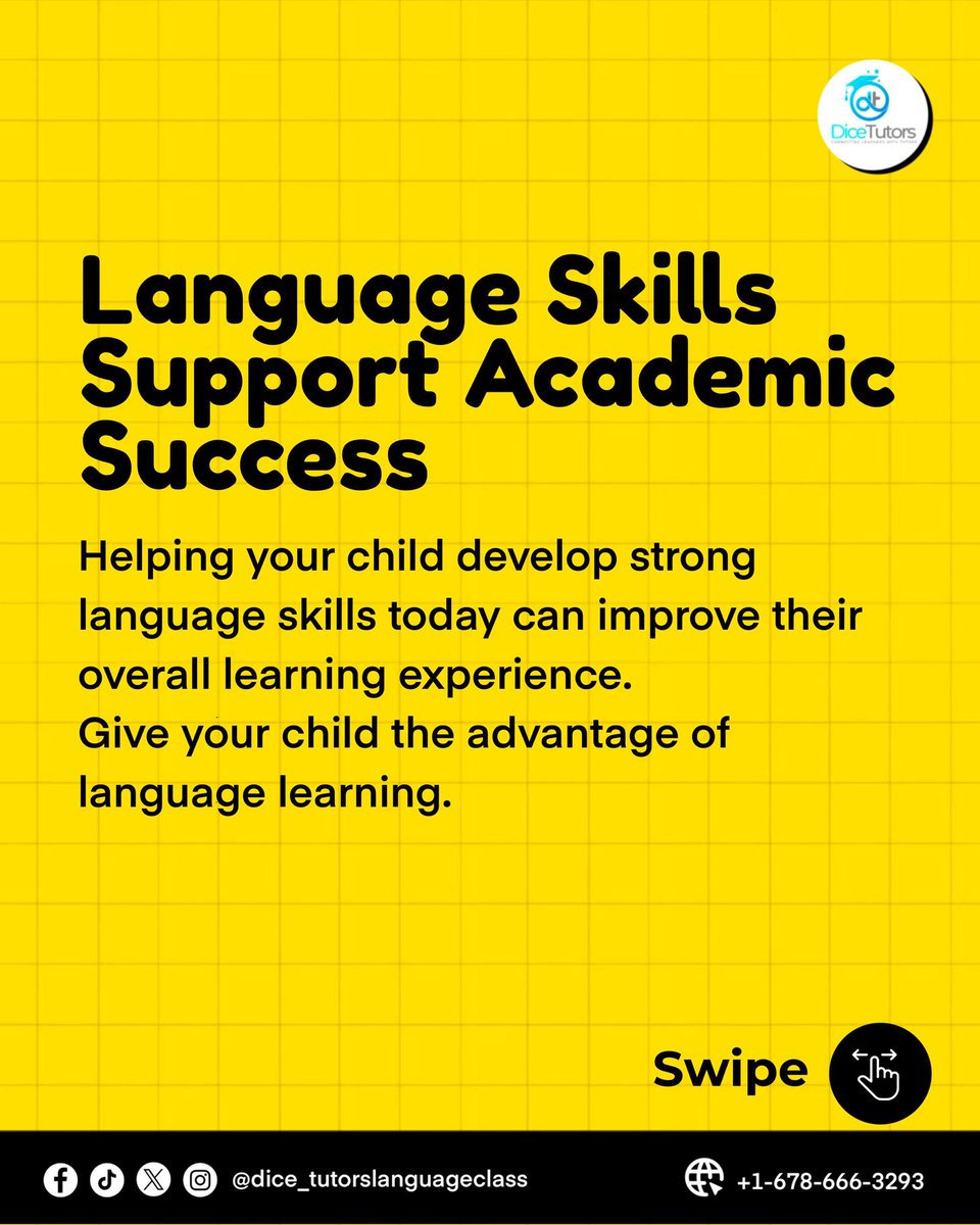 Dicetutors language class tweet media