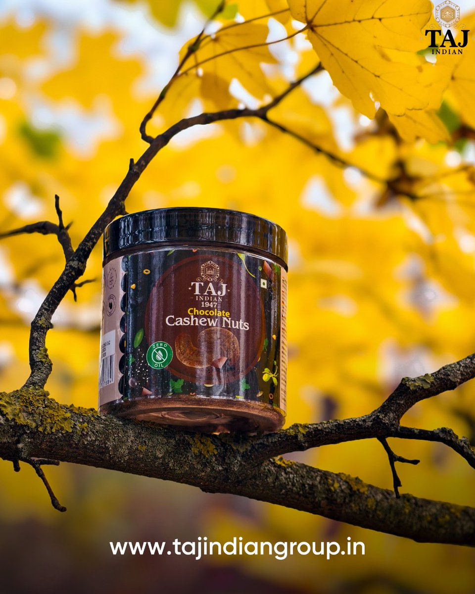 MrPatelGroup's tweet photo. Sweet indulgence meets perfect crunch 🍫🥜
Taj Indian 1947 Chocolate Cashews — smooth chocolate wrapped around premium roasted cashews. One bite and you’re hooked. https://t.co/pKqu0ymaki

#TajIndian1947 #ChocolateCashew #SweetCrunch #SnackLuxury #CashewLovers #tajindiangroup https://t.co/xljRShApPh