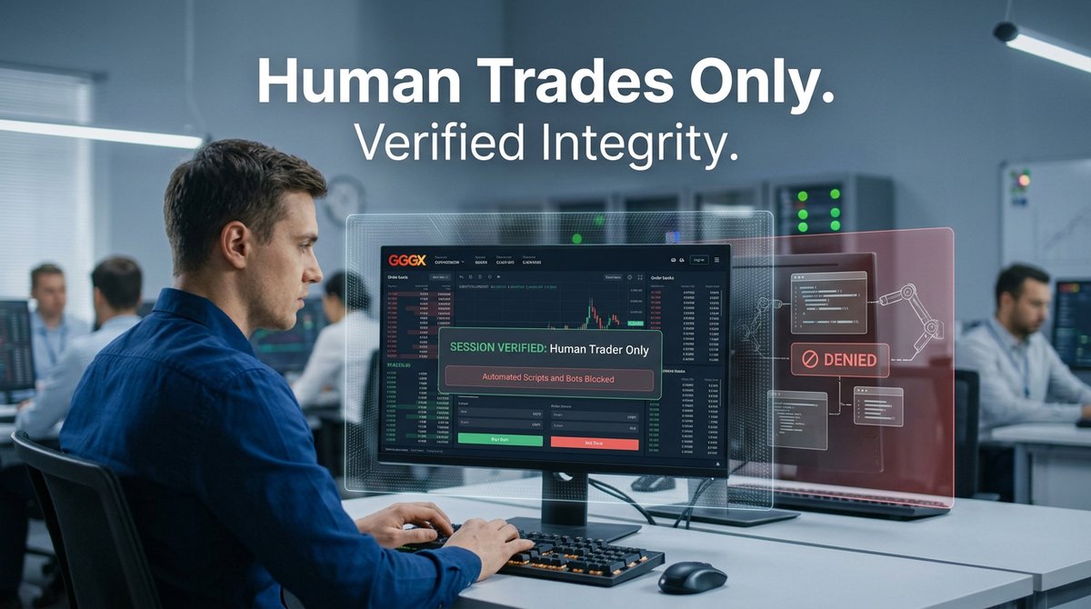 GGEX_Official's tweet photo. GGEX deliberately blocks automated bot access 🤖🚫

Every trade is executed by a real person — prioritizing fairness and market integrity over inflated volume metrics. ⚖️📊

Integrity over artificial numbers.

#GGEX #CryptoExchange #FairTrading #Blockchain #Web3 #MarketIntegrity https://t.co/qGQEiZs0TT