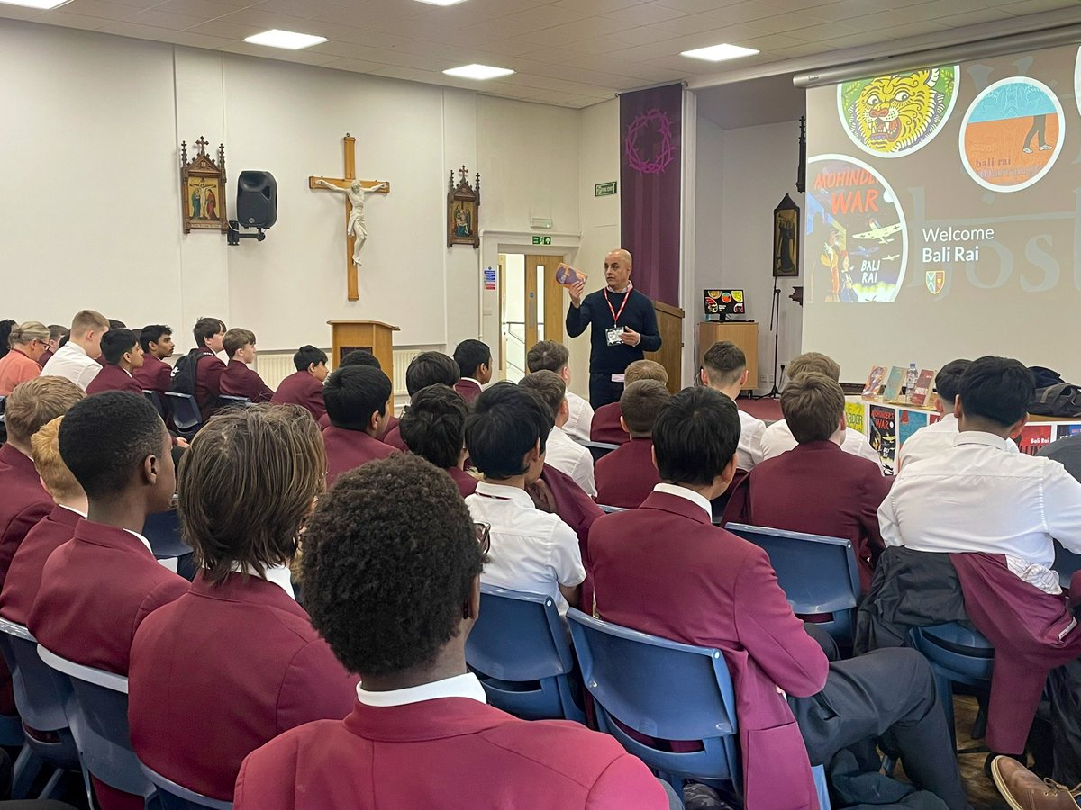 Library at St Cuthbert's High School tweet media