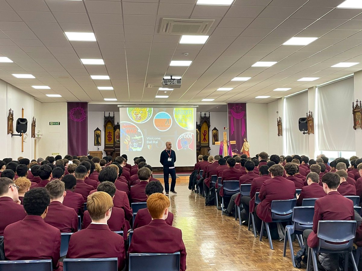 Library at St Cuthbert's High School tweet media