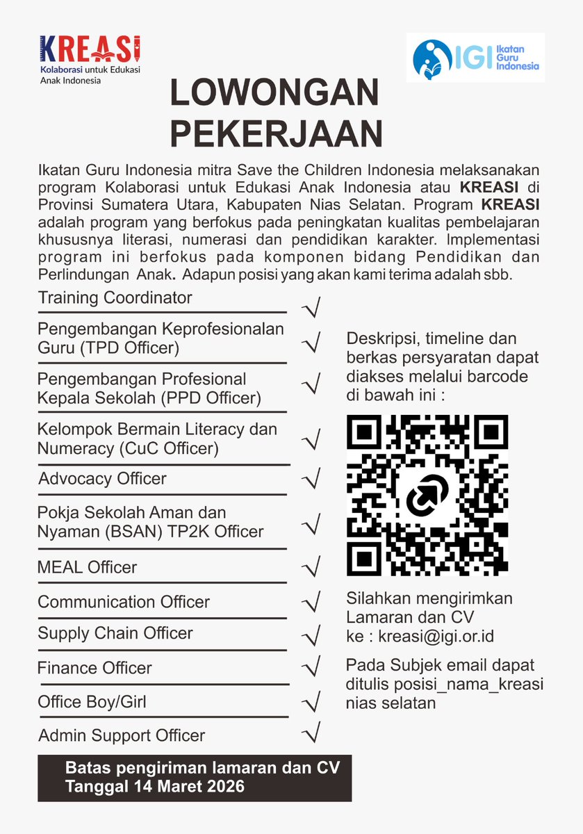 Ikatan Guru Indonesia (IGI) tweet media