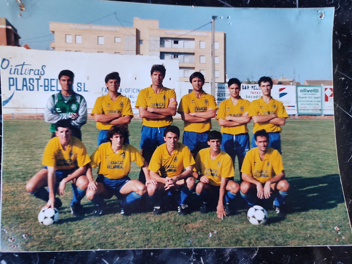 Meliana cf. Villarreal cf. Camp de La Serra. 1988.