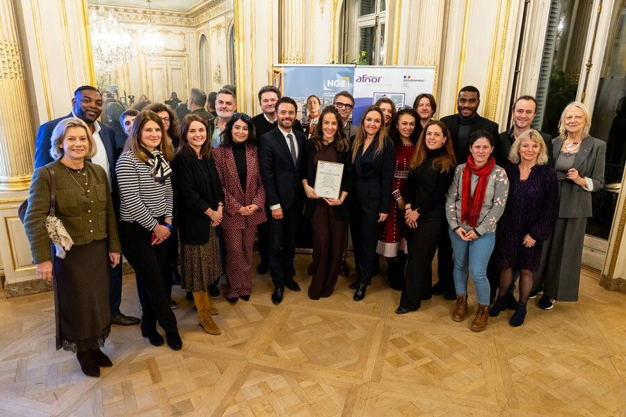 Batinfo_com's tweet image. NGE obtient le label d’État « Égalité professionnelle entre les femmes et les hommes » pour l’ensemble de ses entités en France buff.ly/Ffae2lT #label #égalité #certification #BTP