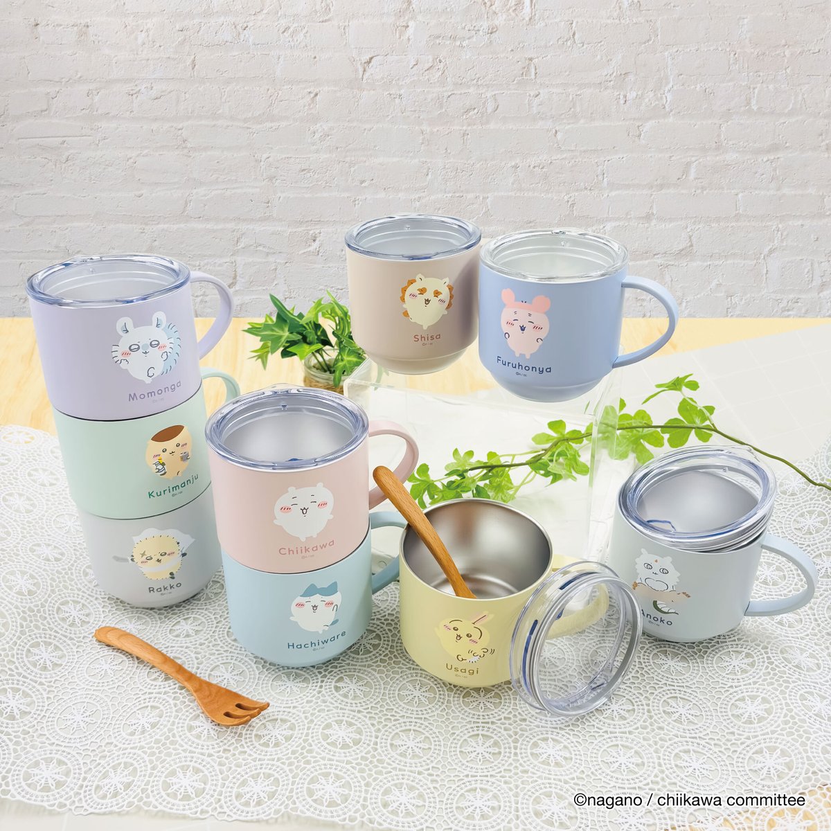 ちいかわ スタッキングステンレスマグ 9個セット 🌱新商品🌱 『スタッキング蓋つきステンレスマグ（全9種）』 各2,750円