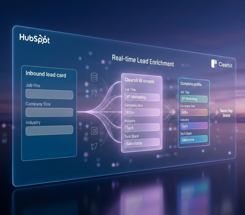 NYFAI22's tweet image. Save hours with automated lead enrichment.

Clearbit connects to HubSpot and fills in missing job titles, company size, and industry automatically.

Learn more — hubspot.com/products/clear…

#Clearbit #LeadGeneration #SalesProductivity