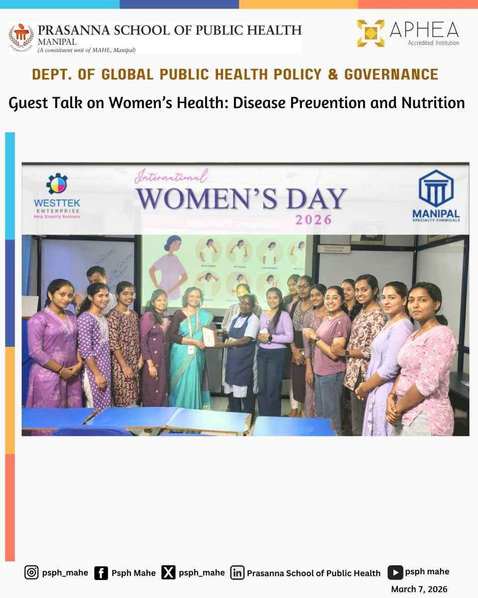 Prasanna School of Public Health tweet media