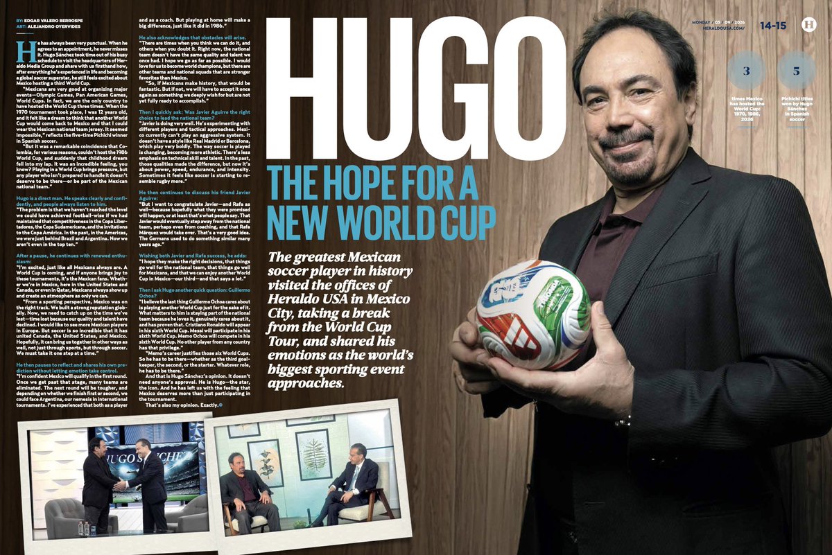 Hugo, la esperanza  por una nueva Copa del Mundo ⚽🏆

✍️ Por: Edgar Valero Berrospe <a href="/EdgarValero_/">Edgar Valero</a>