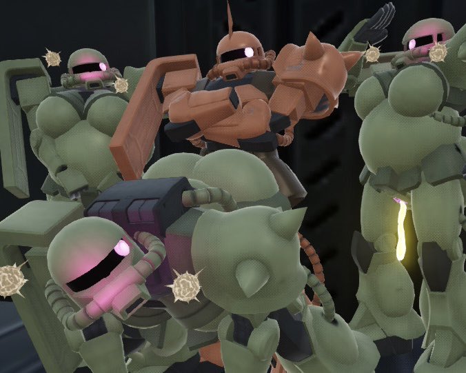 ザクの日なので...
エアリアルと同じくらいストックがある。