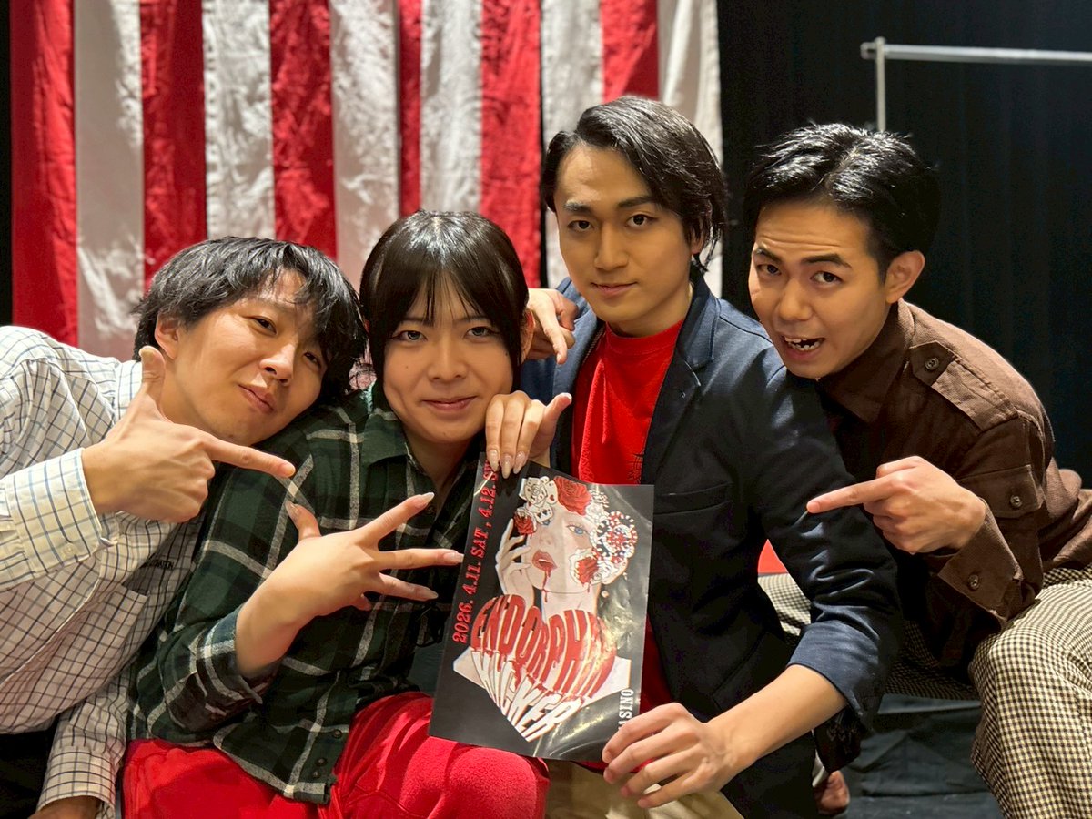 そして次はエンドルフィン！！メンツでお写真とってもらいましたぁ

#エンドルフィンキッカー
#Endorphinkicker