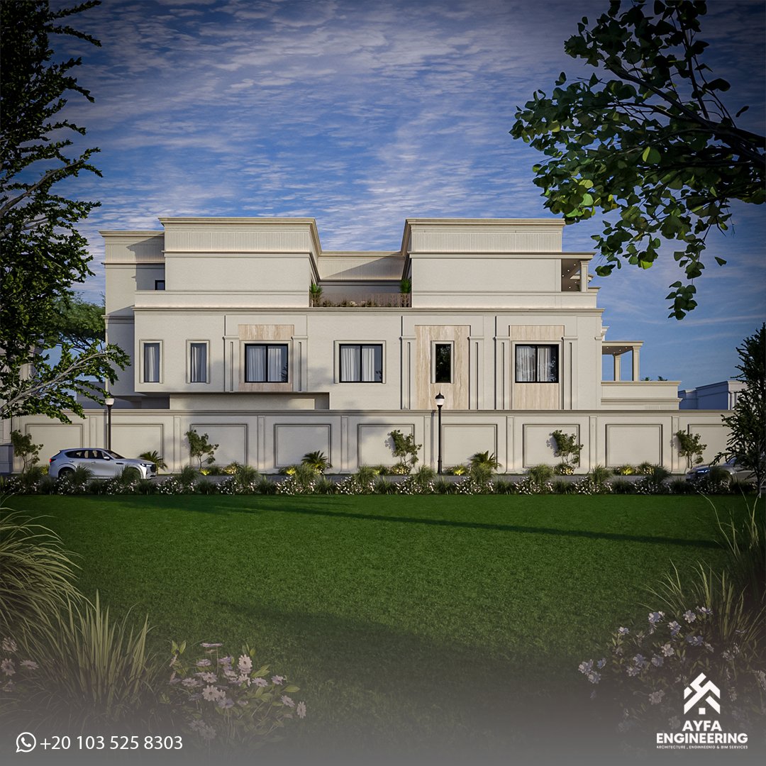 AyfaEngineering's tweet photo. — 𝗡𝗘𝗢-𝗖𝗟𝗔𝗦𝗦𝗜𝗖 𝗖𝗢𝗥𝗡𝗘𝗥 𝗩𝗜𝗟𝗟𝗔 —

Grand Columns • Layered Balconies • Timeless Elegance

𝐀𝐘𝐅𝐀 | آيفا — 𝐑𝐄𝐒𝐈𝐃𝐄𝐍𝐓𝐈𝐀𝐋 𝐈𝐃𝐄𝐍𝐓𝐈𝐓𝐘

📞 +20 103 525 8303
📧 info@ayfaengineering.com https://t.co/ONAzEk7aBt