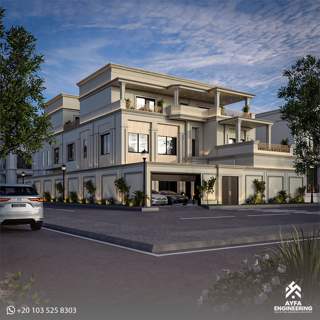 AyfaEngineering's tweet photo. — 𝗡𝗘𝗢-𝗖𝗟𝗔𝗦𝗦𝗜𝗖 𝗖𝗢𝗥𝗡𝗘𝗥 𝗩𝗜𝗟𝗟𝗔 —

Grand Columns • Layered Balconies • Timeless Elegance

𝐀𝐘𝐅𝐀 | آيفا — 𝐑𝐄𝐒𝐈𝐃𝐄𝐍𝐓𝐈𝐀𝐋 𝐈𝐃𝐄𝐍𝐓𝐈𝐓𝐘

📞 +20 103 525 8303
📧 info@ayfaengineering.com https://t.co/ONAzEk7aBt