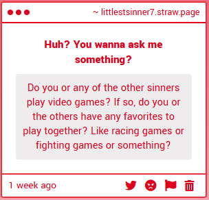 I don't think any of the lads or lassies play a lot of video games.

Not that I can even hold a bloody controller properly anymore.. I need my entire flippin' palm to move one joystick.