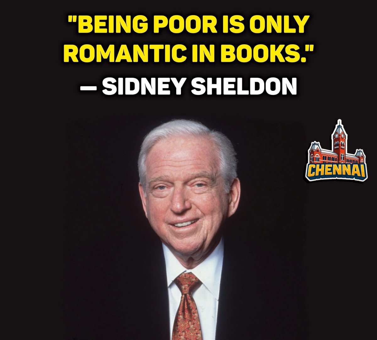 memeschennai's tweet photo. 💭 “Being poor is only romantic in books.”
— Sidney Sheldon ✨
#SidneySheldon #QuotesOfTheDay #LifeTruths #RealTalk #BookLovers #Wisdom #DeepThoughts #Inspiration #Motivation #LifeLessons #MindsetMatters https://t.co/cdfkX1u140