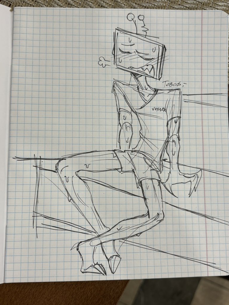 Sweaty Vox is relaxing in the sauna

#HazbinHotel #Vox