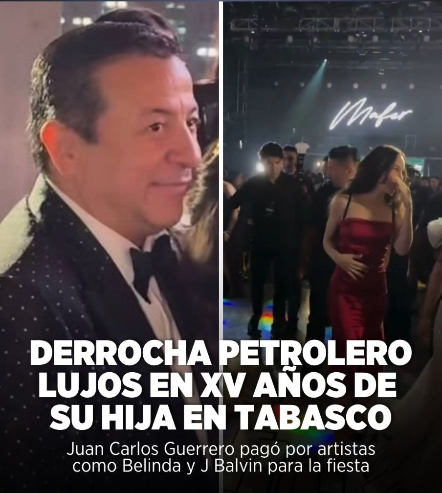 Melissa_Bely's tweet photo. ¡Auch!

Pemex casi en quiebra pero los nuevos ricos de la 4T derrochando el dinero. 

Resulta que el papá de la quinceañera es un presunto prestanombres de Octavio Romero Oropeza el exdirector de Pemex. 

Les comparto un extracto de la columna de Mario Maldonado.

👇

"Guerrero Rojas es señalado en el gremio como una pieza estratégica y presunto prestanombre en el entramado de poder de Octavio Romero Oropeza, exdirector de Petróleos Mexicanos; Manuel Herrería Alamina, el poderoso exadministrador de la paraestatal; y también muy cercano al actual gobernador de Tabasco, Javier May.

*****

El despliegue de riqueza fue una calca de la opulencia que el discurso oficial jura haber desterrado de la vida pública. 

En los pasillos del Marriott de Villahermosa se instalaron estaciones funcionales de Sephora y Christian Dior, con tocadores iluminados y personal especializado dispuesto para el retoque de maquillaje de las asistentes durante toda la velada. 

El paroxismo del consumo llegó con los obsequios: pulseras de la firma Hermès, con un valor unitario de 25 mil pesos, entregadas como simples recuerdos de mesa. 

Sin embargo, el momento que definió la noche fue la entrega del regalo estelar del padre a la festejada: una bolsa Birkin —cuya lista de espera y costo de cientos de miles de pesos la hacen un símbolo de estatus global—, presentada a través de un video grabado por una de las vendedoras premium de la firma parisina.

Lo ocurrido en Villahermosa es el retrato del surgimiento de los "nuevos ricos" que, a contracorriente de la prédica de austeridad franciscana de quien los catapultó —López Obrador—, decidieron enriquecerse a manos llenas. 

Personajes como Octavio Romero y su compadre Manuel Herrería, quienes manejaron la chequera de Pemex; el exsecretario de Gobernación, Adán Augusto López; el joven operador Amílcar Olán, y muchos otros forman parte de esta casta que entendió rápidamente que la austeridad era una narrativa para el consumo masivo, pero no una norma de vida privada."