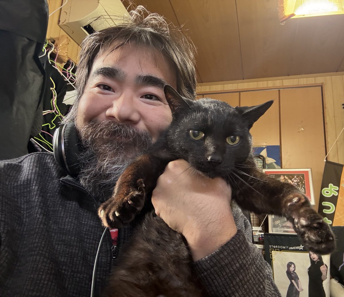 よっさん Post by よっさん & 黒之 on X: くど、またね。