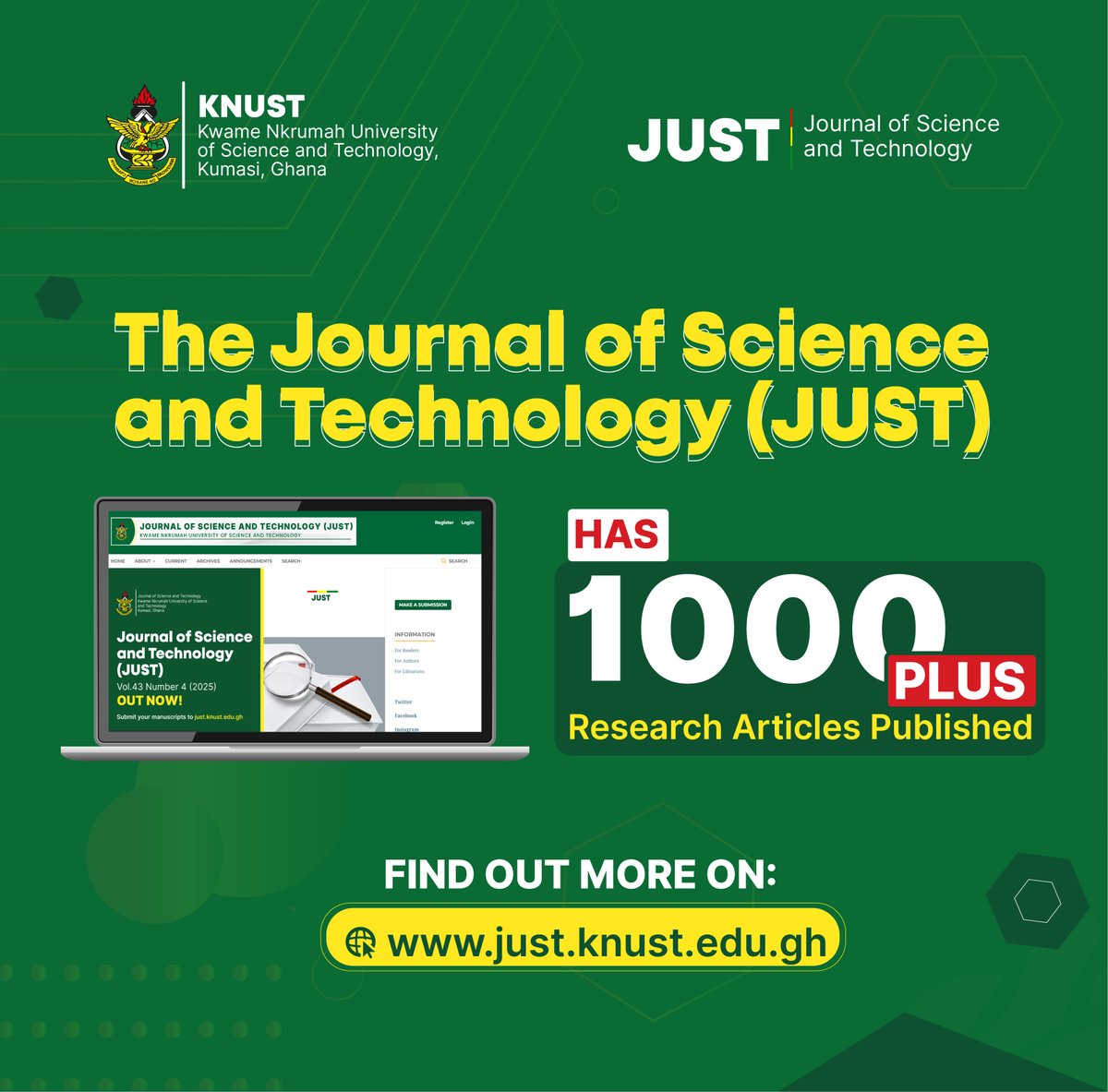 Journal of Science and Technology tweet media