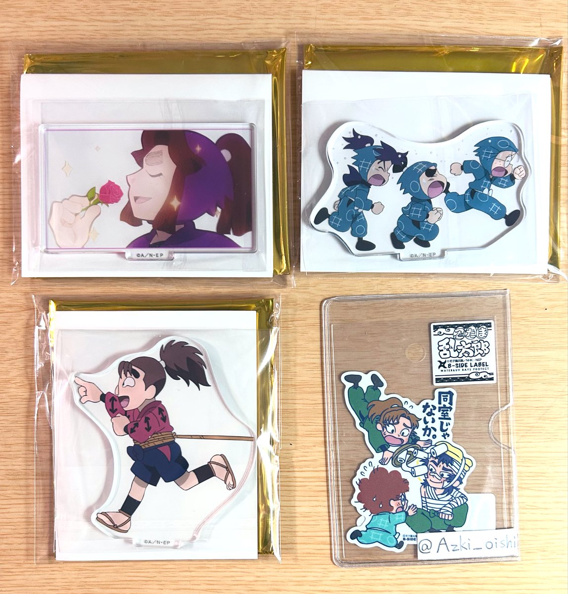 Azki_oishi's tweet photo. 【交換/譲渡】忍たま乱太郎 29シリーズ アニメシーン アクリルスタンドコレクションB

譲）猪名寺乱太郎&amp;きり丸&amp;しんべヱ
　　三之助
　　滝夜叉丸
　　定価＋送料

求）鉢屋&amp;尾浜

郵送or手渡し
お気軽にお声掛けください🌷 https://t.co/Q15EaqxoqI