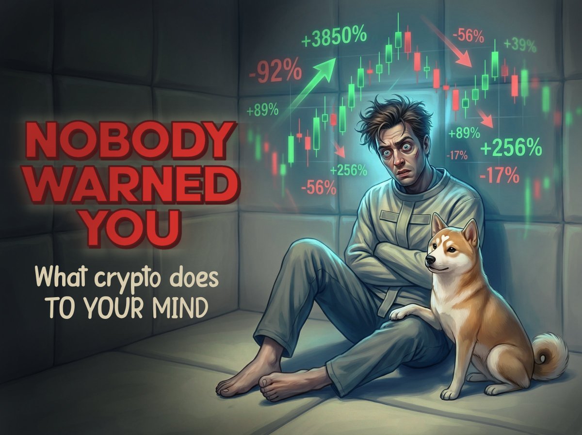 ⚠️ No one warns you about this when you enter crypto.

Not the gains.
Not the losses.
Not even the volatility.

But what it slowly does to your mind.

💛 MENTAL HEALTH IN CRYPTO • Series Introduction

Most people in crypto talk about gains.
Almost no one talks about what it does