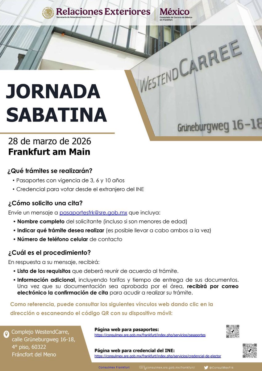 Consulmex Frankfurt tweet media