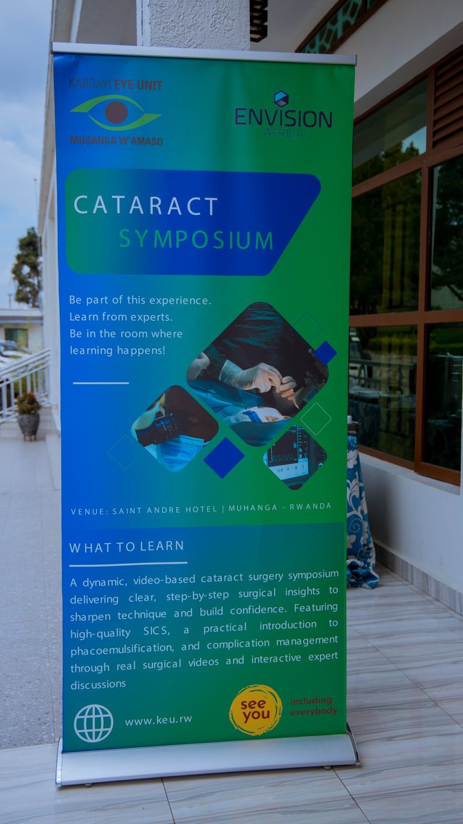 kabgeye's tweet photo. On March 6th, KEU hosted a Cataract Symposium bringing together experts from the UK and across Africa to share insights on SICS, phaco, and cataract surgery complication management.

Grateful to our partners Envision Africa and @StichtingSeeYou for their support! https://t.co/XMrLTDQGdq