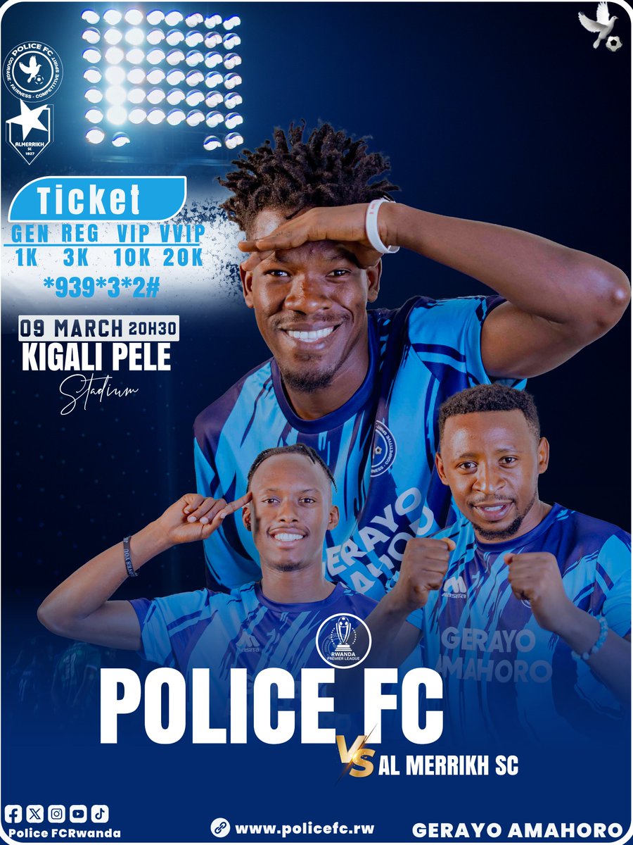 Only a few hours left before the big match! ⚽🔥 Police FC vs Al‑Merrikh ...