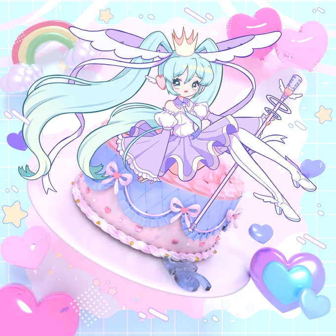 #ミクの日2026 ミクの日〜!!! 今まで描いた色んなミクちゃんズ