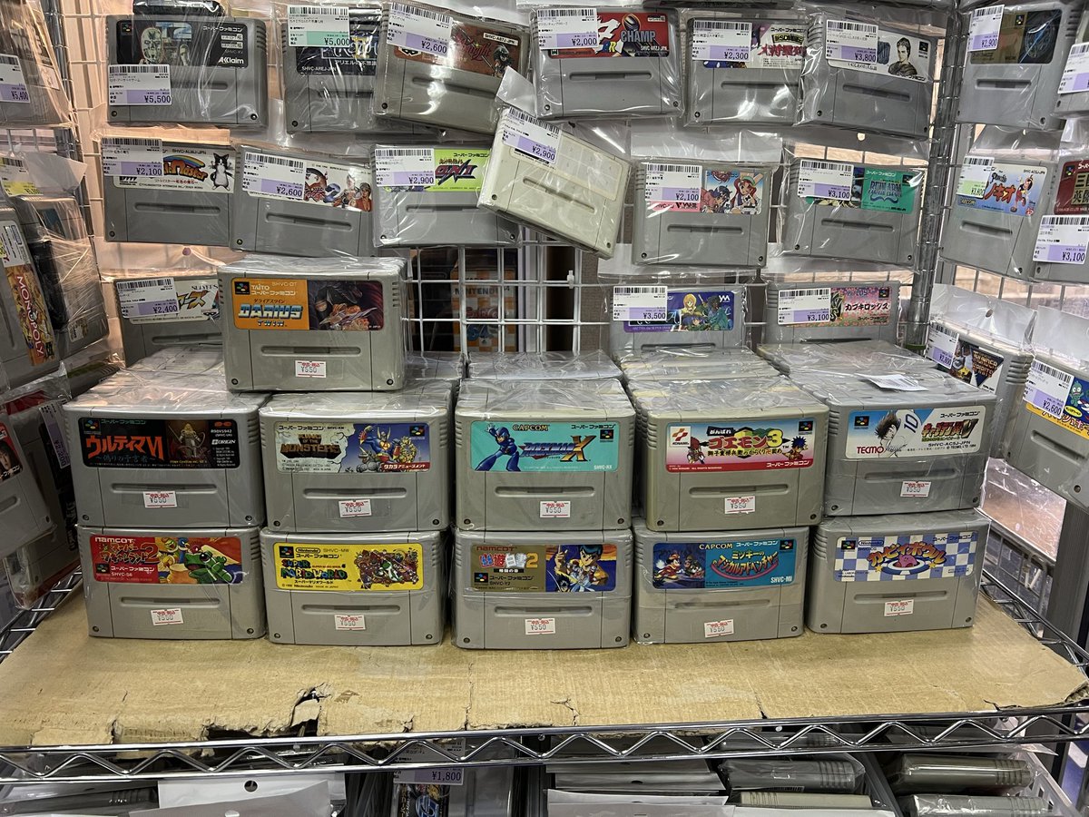 スーファミジャンク5本セットが550円❗️ 1セット買おうかな 