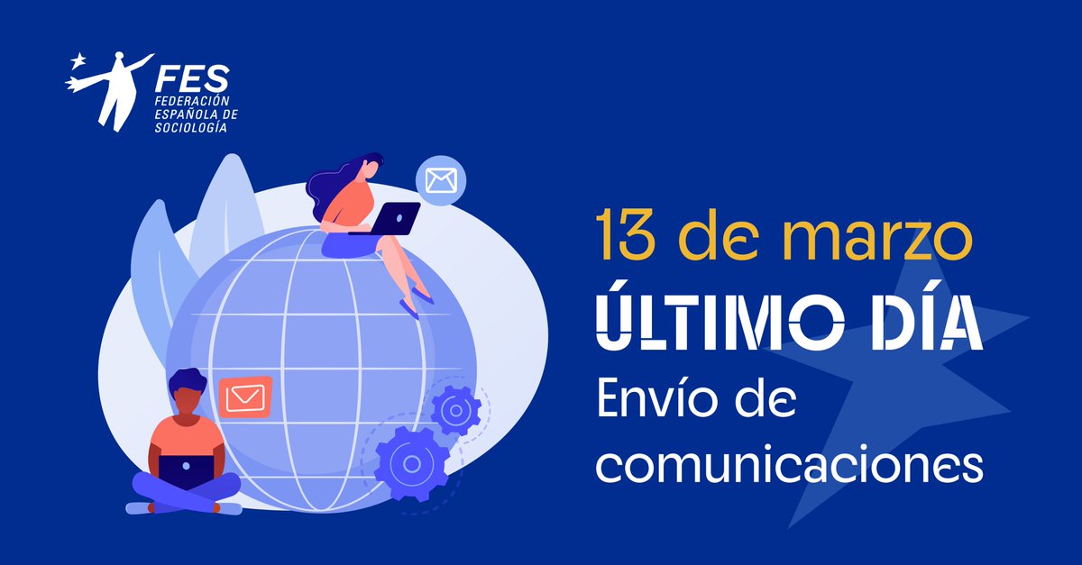 FES_Sociologia's tweet photo. Empieza la cuenta atrás para el envío de comunicaciones al #CongresoFES2026. ¿Otra vez? 🤪​ Es lo que tiene haber ampliado el plazo hasta la medianoche del día 13. Aprovechad estos días para pulir vuestras propuestas.

#FESSociología2026 #deusto360 #Sociología https://t.co/kDyLtBuLTt
