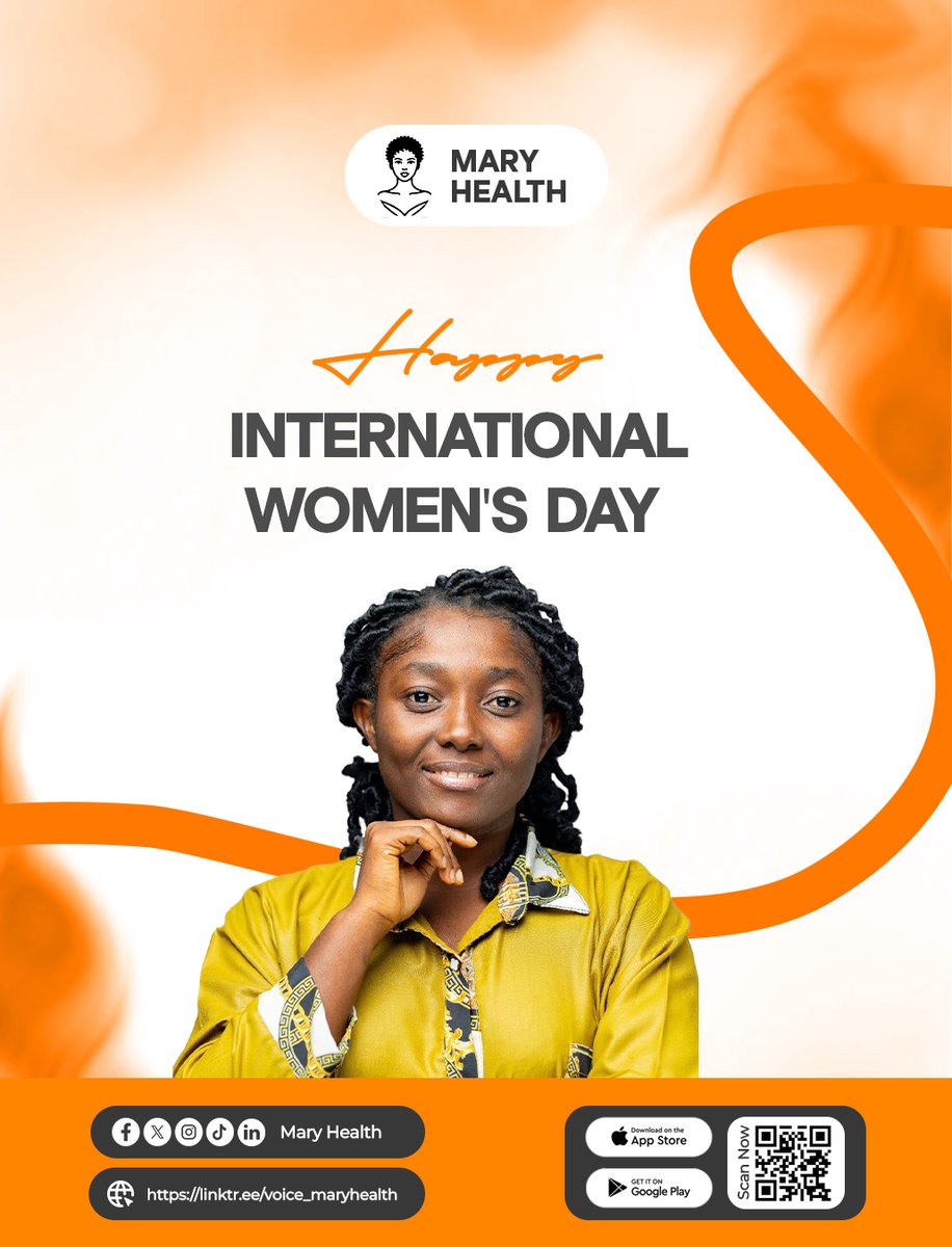 MaryHealthGH's tweet photo. Mary Health joins the rest of world to celebrate International Women's Day. To the women of Ghana, the heartbeat of our nation and the architects of our homes, we would like you to know that your strength is what keeps Ghana moving.

HAPPY #InternationalWomenDay https://t.co/ntSwCa4rPu