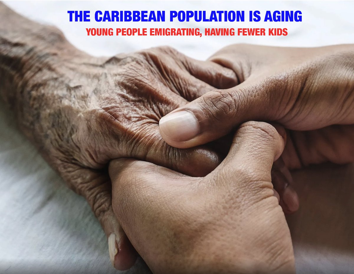 wcchen's tweet image. CARIBBEAN’S AGING POPULATION
Percentage of #Caribbean and select countries’ population aged 65 and older (2024 global rank out of 196):

🇵🇷#PuertoRico: 24.72 (3)
🇧🇲#Bermuda: 21.74 (17)
🇨🇦Canada: 19.8 (34)
🇬🇧UK: 19.5 (35)
🇺🇸USA: 17.93 (41)
🇦🇼#Aruba: 17.06 (49)
🇧🇧#Barbados: 16.55