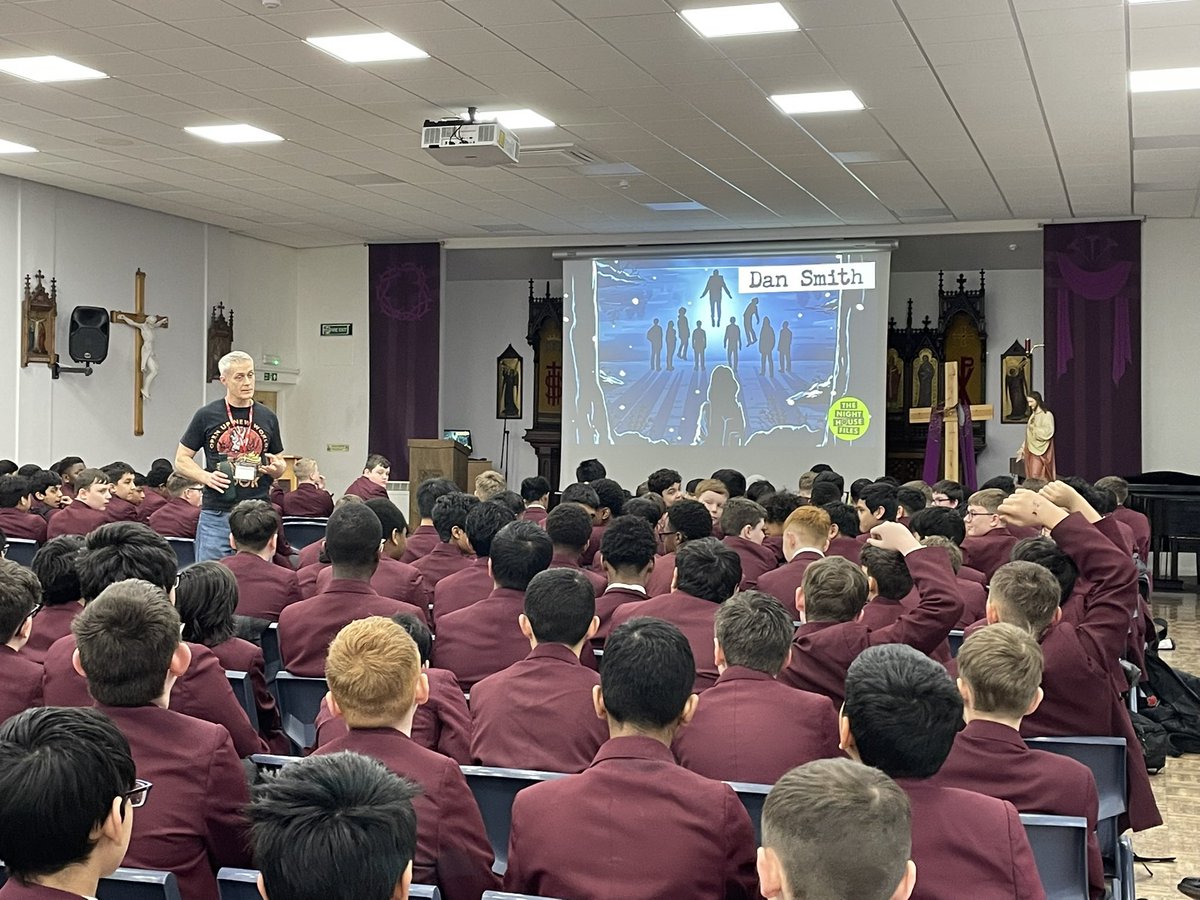 Library at St Cuthbert's High School tweet media