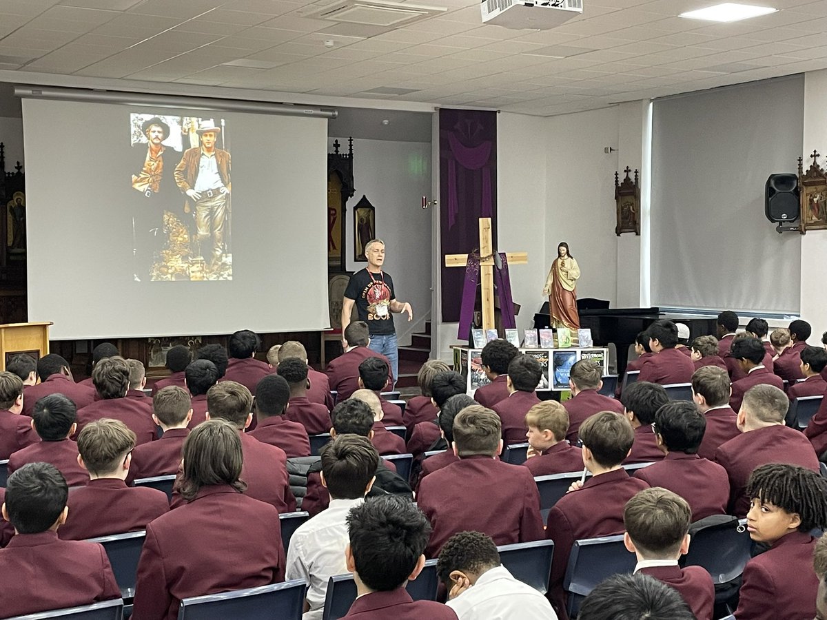 Library at St Cuthbert's High School tweet media