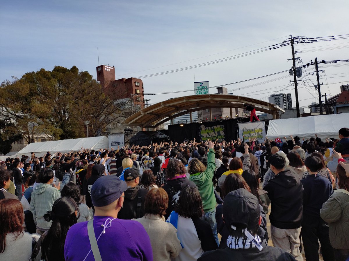 phasegood's tweet photo. 3月8日KURUME MUSIC FES.2026
進化を続けてるフェスだと実感した1日でした!!
たくさんのお客様、応援頂きました企業様、ボランティアスタッフさん、関係者や実行委員メンバー、年々関わって下さる方々が増え進化してます！
フェイズグッドは、これからも音楽の街久留米を盛り上げます♪ https://t.co/fRzpNAh6c7