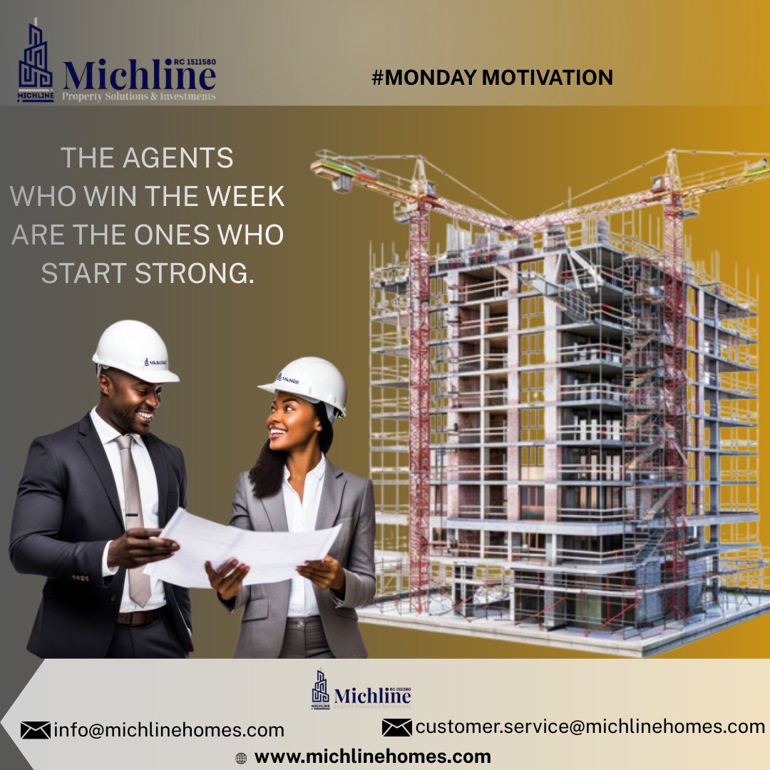 MichlineProsol1's tweet photo. Monday is a reminder that every new week brings fresh opportunities to win.
The agents who dominate the week are the ones who start strong, stay disciplined, and never lose sight of their goals.
Let’s build success together at Michline Property Solution &amp; Investment. 🏗️🏡
#Monday https://t.co/LZTG4vBW1X