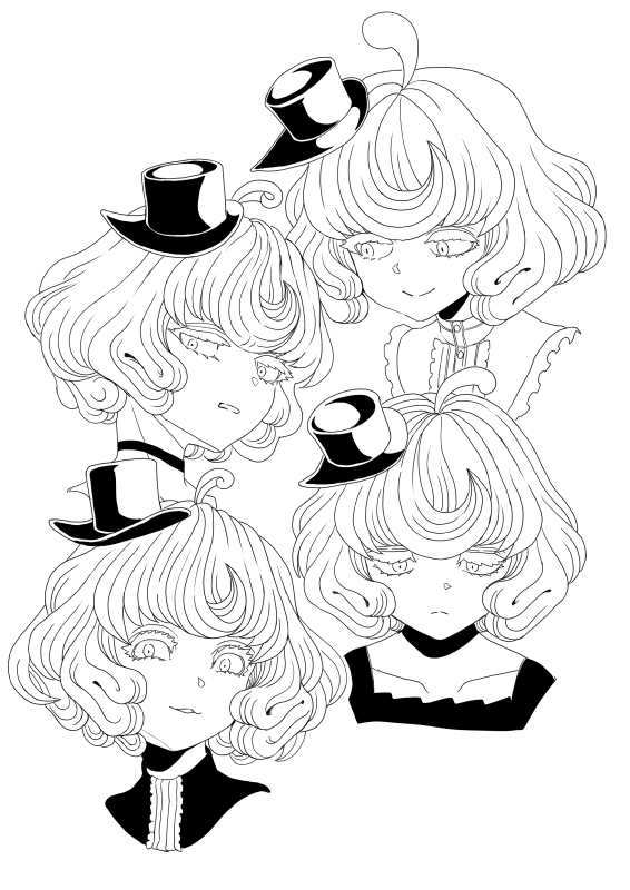 進捗。これから色塗りで明日に間に合う予定 